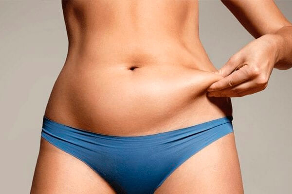 gordura localizada no abdomen